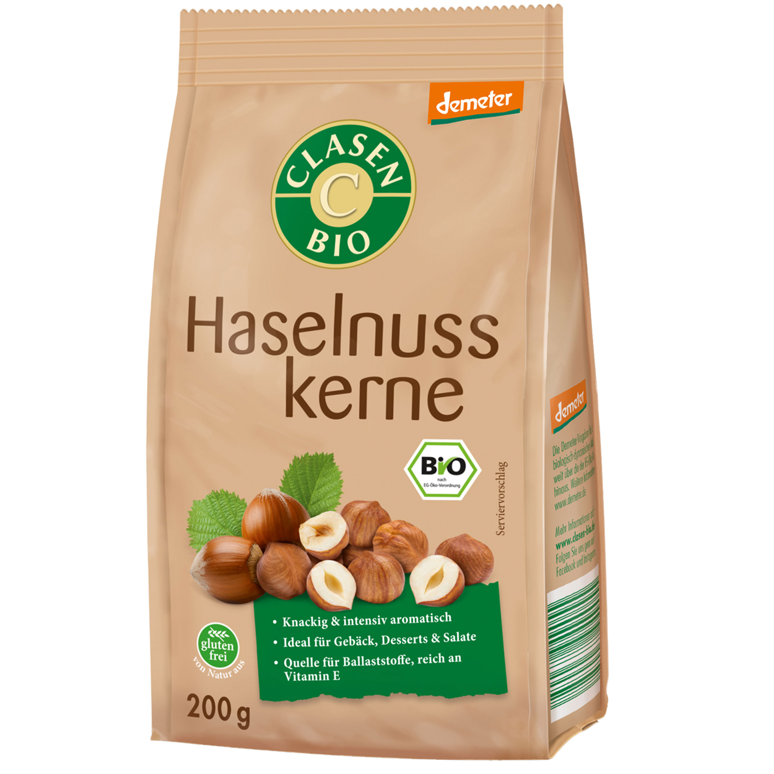 Bio Haselnusskerne in Demeter Qualität 