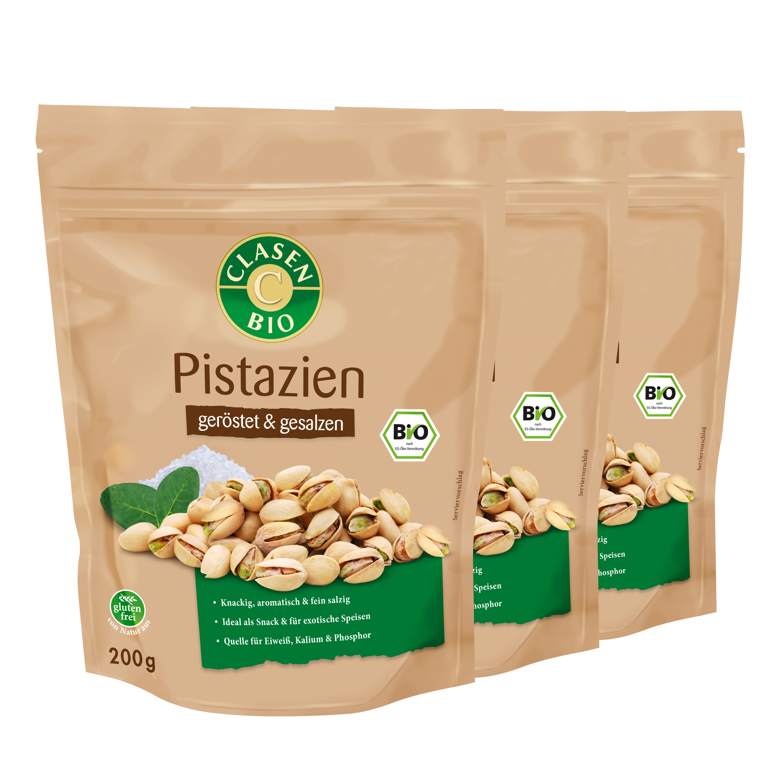 Bio Pistazien (geröstet und gesalzen)