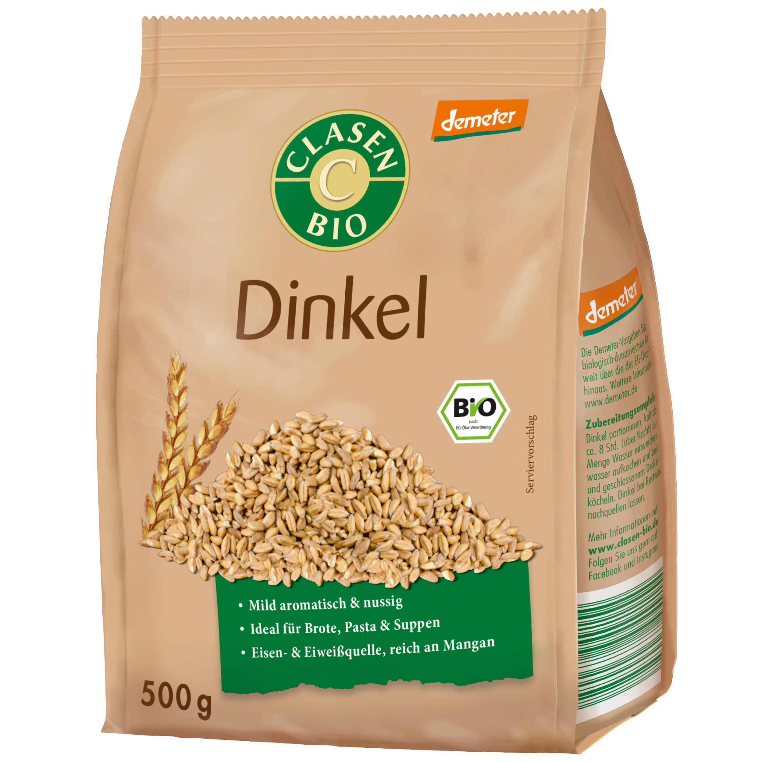 Bio Dinkel in Demeter Qualität