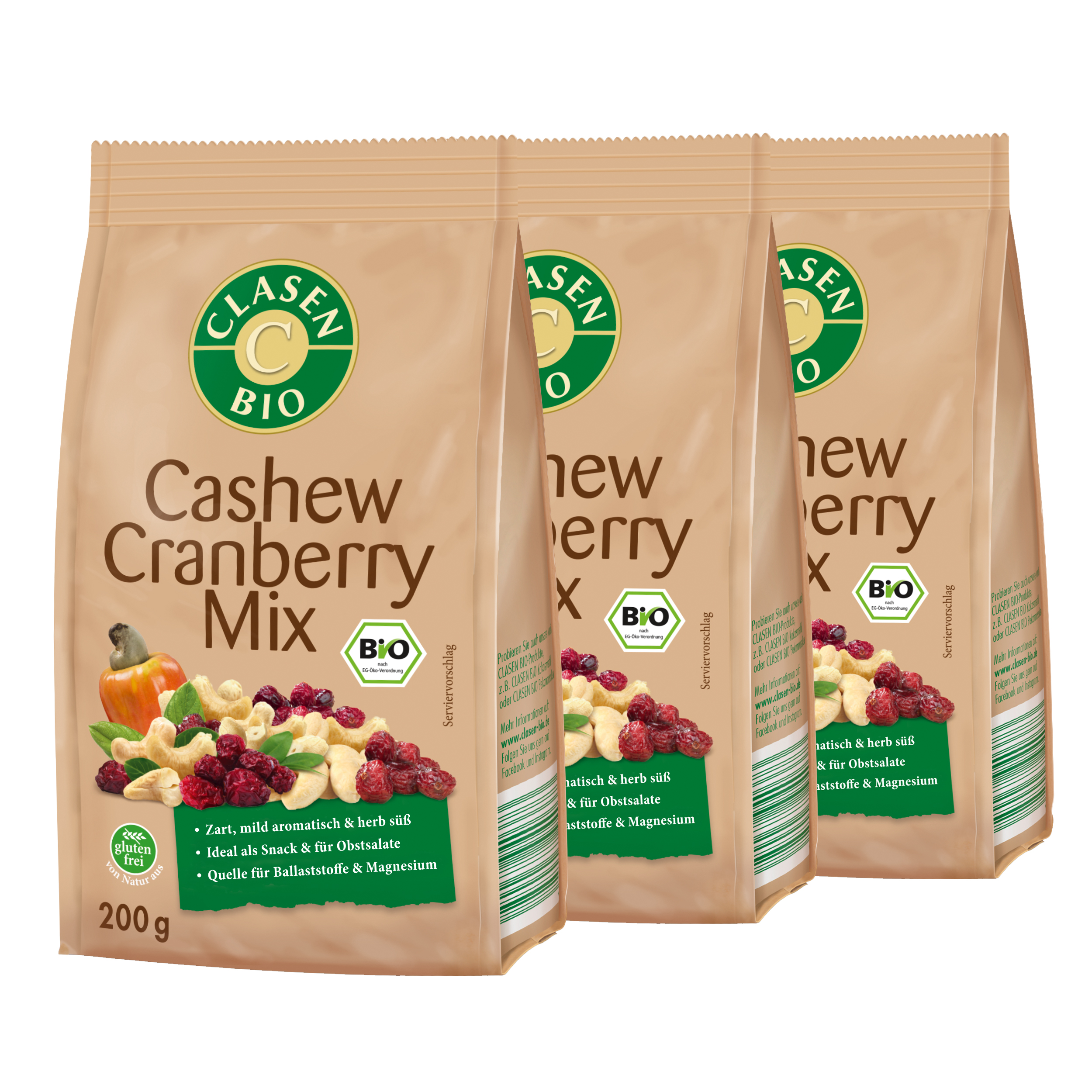 Bio Cashew-Cranberry-Mix