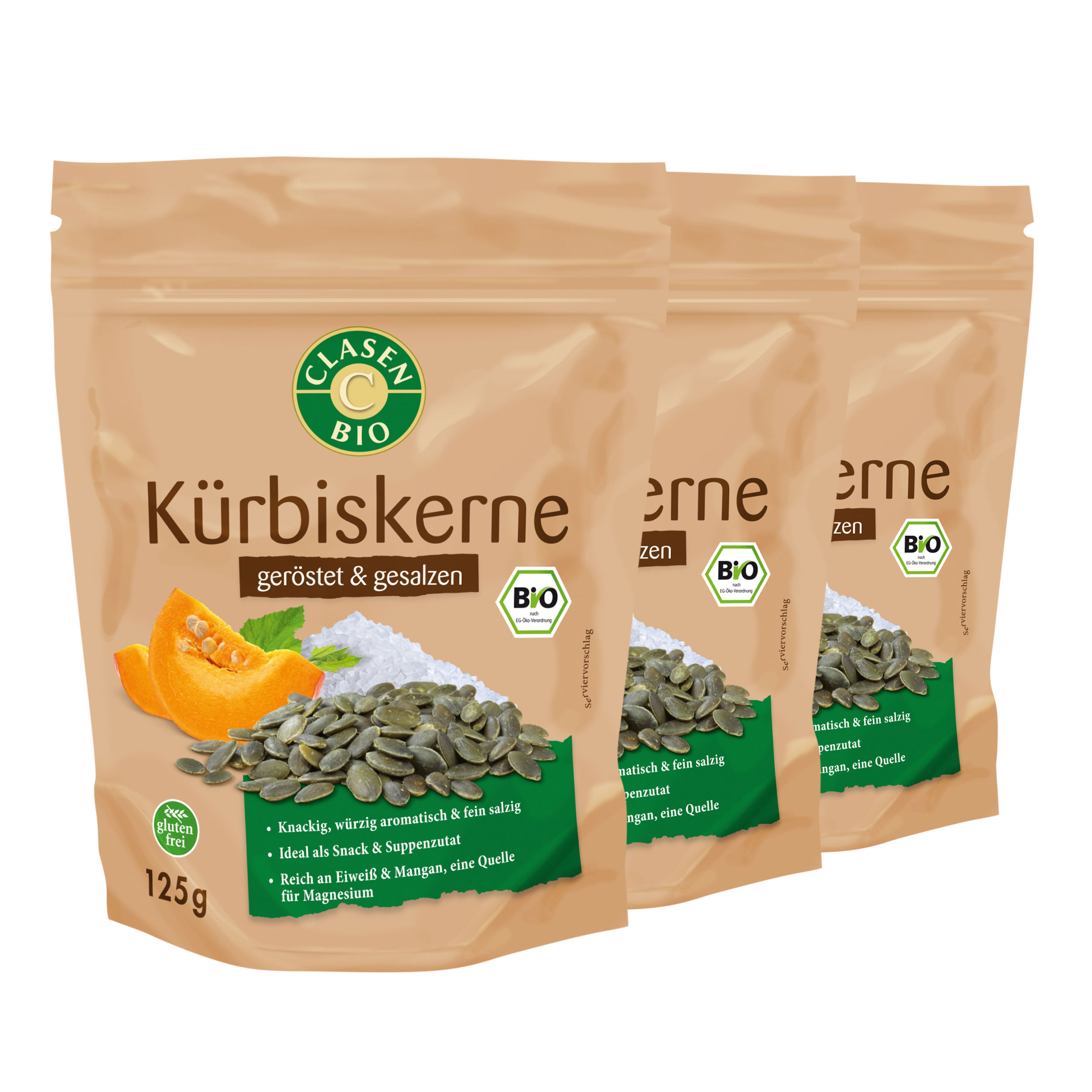 Bio Kürbiskerne (geröstet und gesalzen)