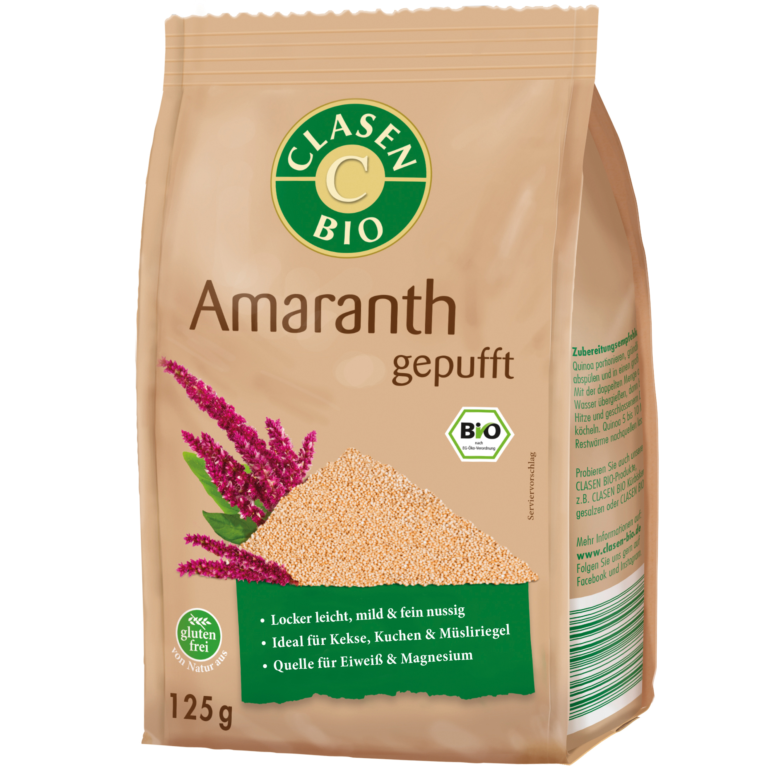 Amaranth gepufft