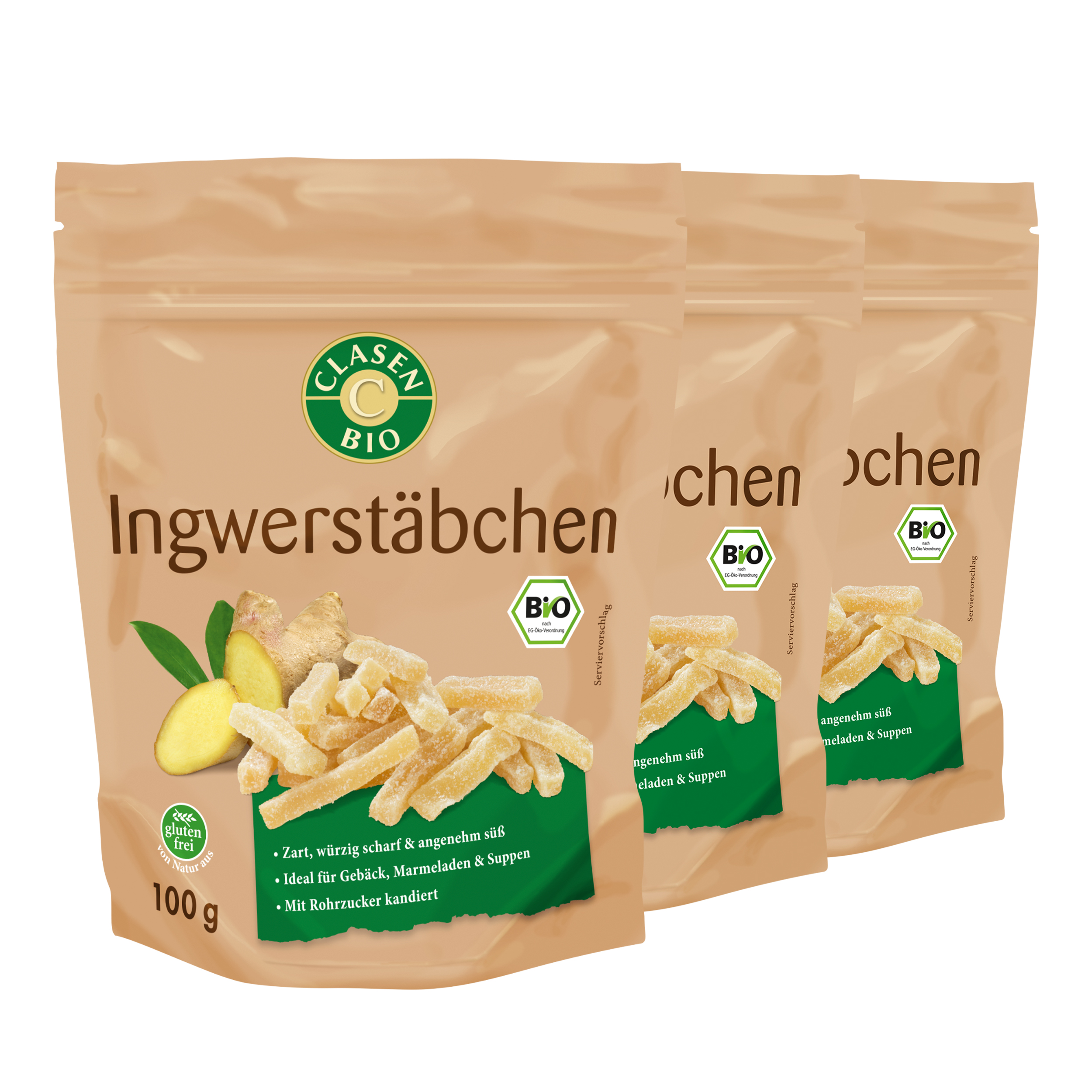 Bio Ingwerstäbchen