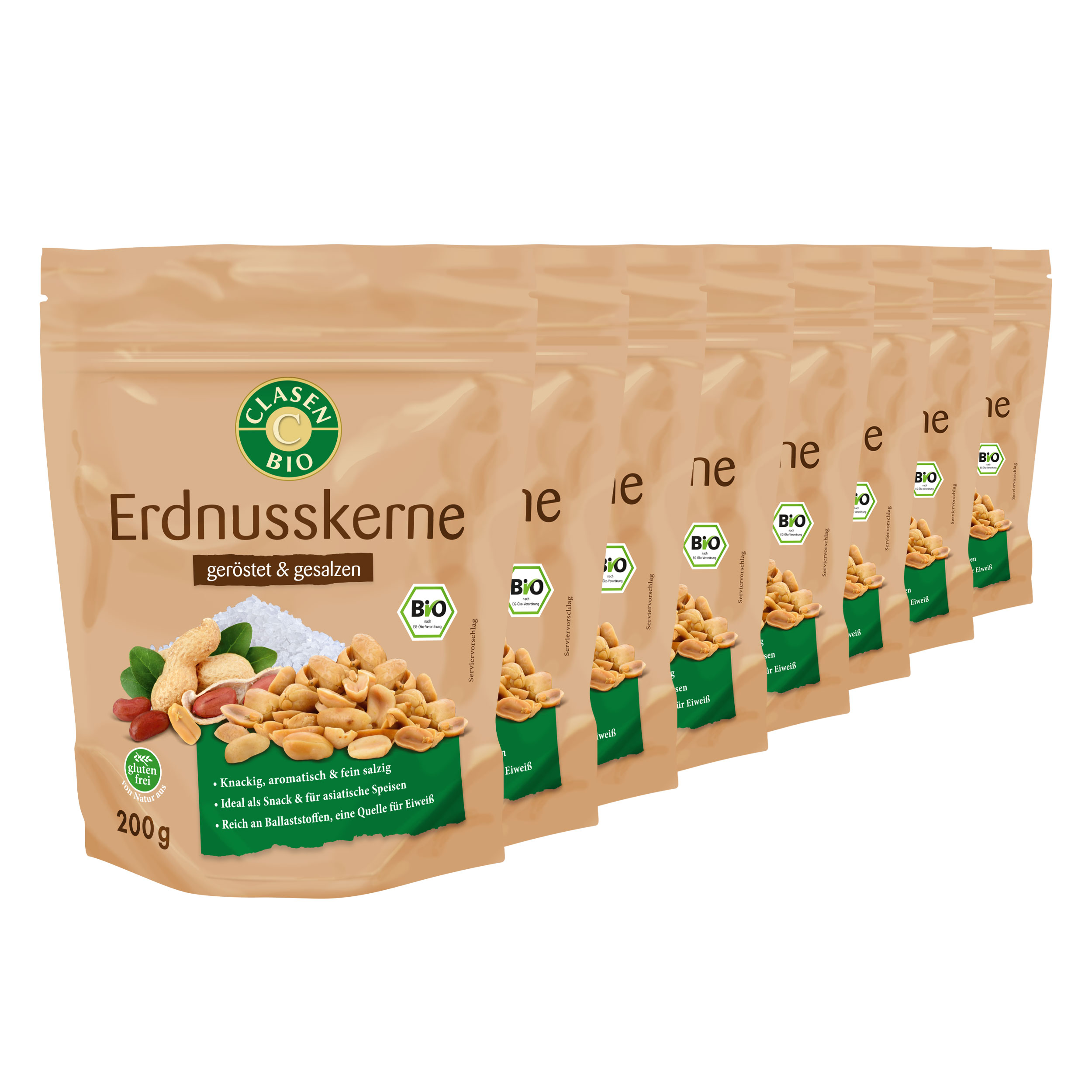 Bio Erdnusskerne (geröstet und gesalzen)