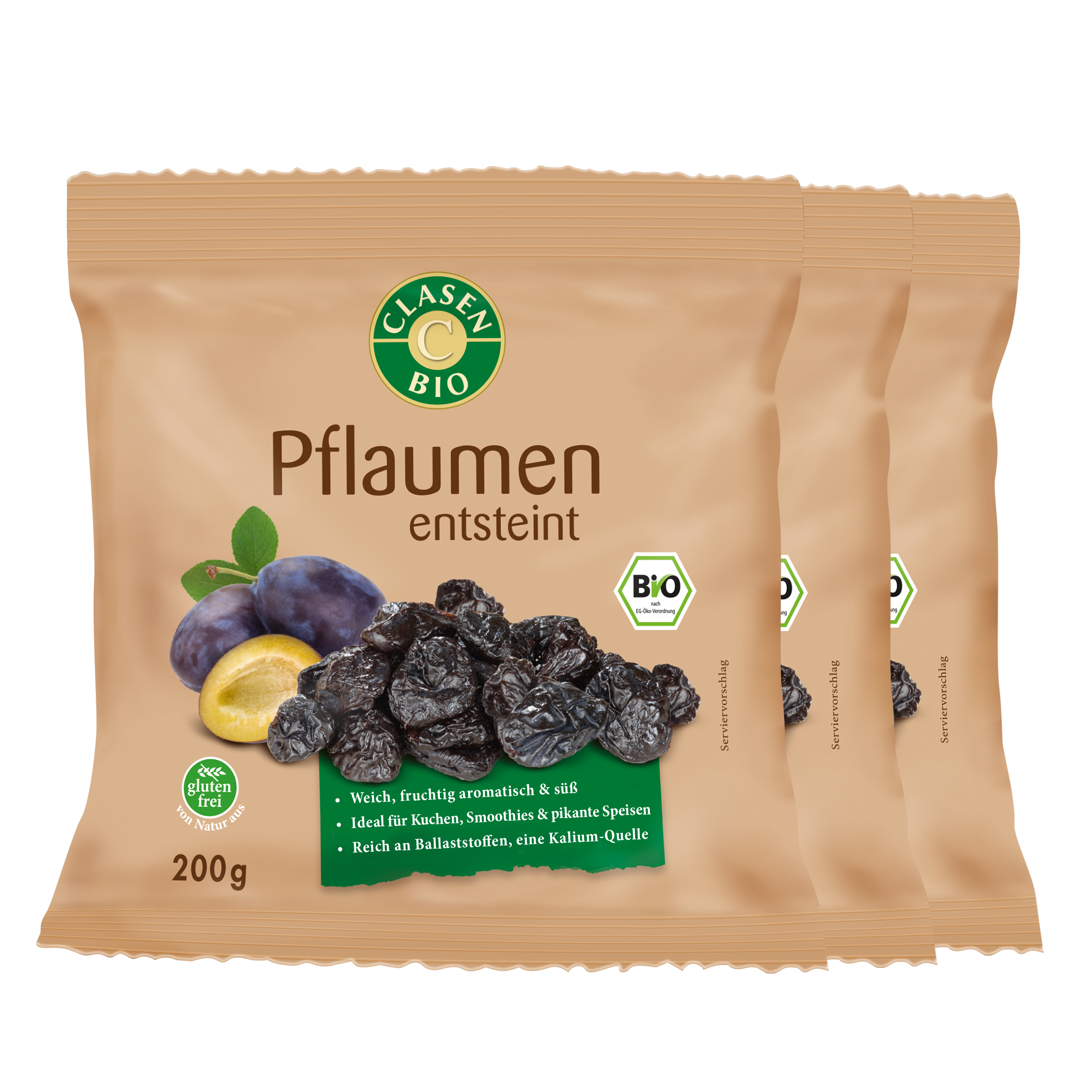 Bio Pflaumen (getrocknet und entsteint)