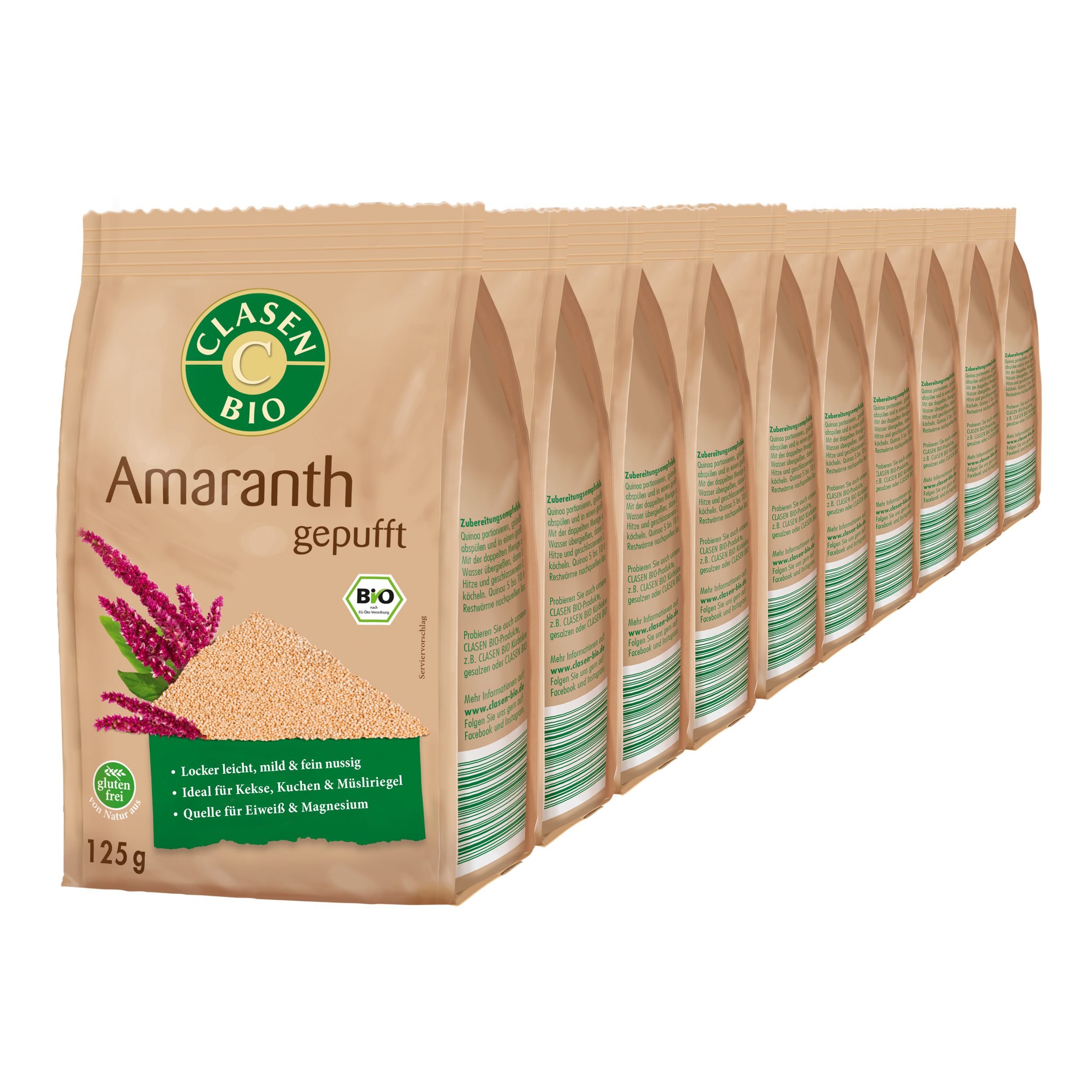 Bio Amaranth gepufft