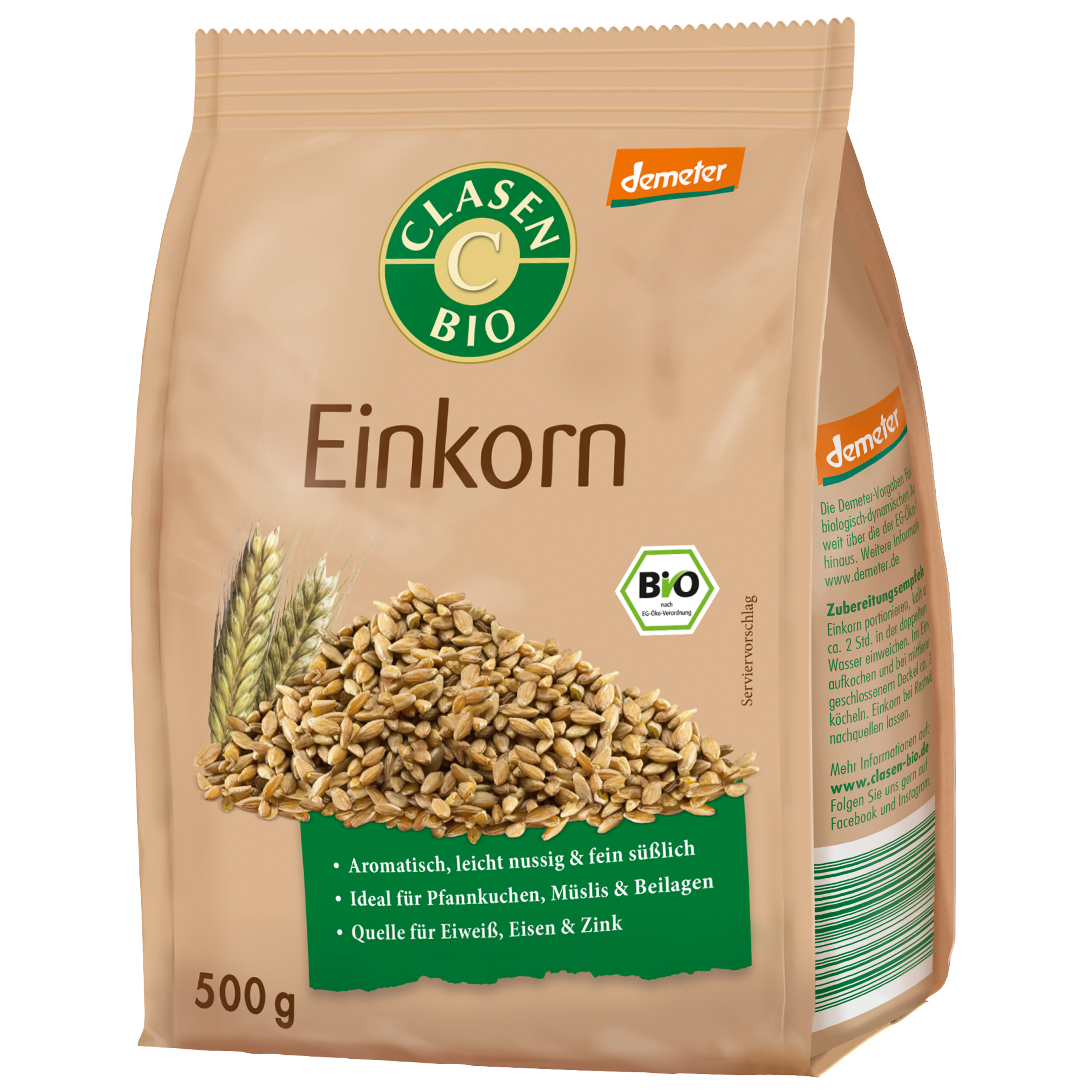 Bio Einkorn in Demeter Qualität